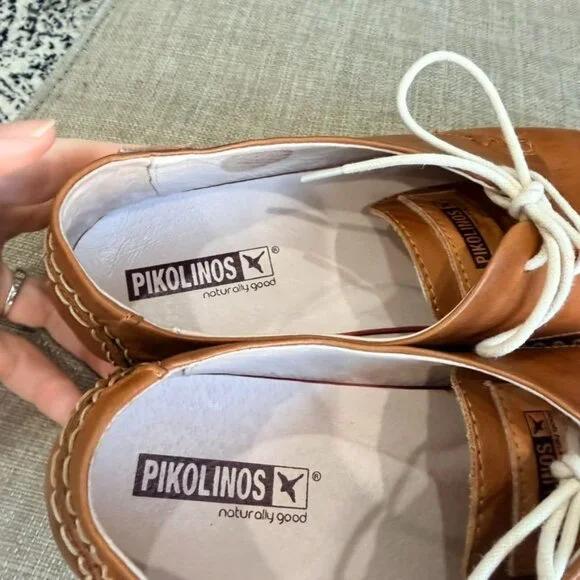 Pikolinos Roma Flat Leather Shoes – Brown (EU 39) - Picture 5 of 8